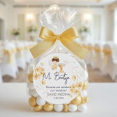 Bautizo in Spanisch Niedliche Taufe Christening Fa Runder Aufkleber