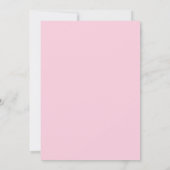 Bautizo Invitacion Taufe Japanische rosa Blume Einladung (Rückseite)