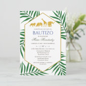 Bautizo Invitacione De bautizo Taufe Einladung (Stehend Vorderseite)