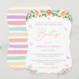 Bautizo para nena, Spanisches Taufhaus Party Butte Einladung