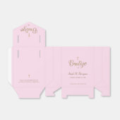 Bautizo Pink Gold Cross Custom Spanish baptism  Geschenkschachtel (Ungefaltet)