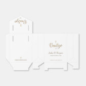 Bautizo White Gold Cross Custom Spanische Taufe Geschenkschachtel (Ungefaltet)