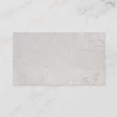 Bauträger Stucco BW Moderne Visitenkarte (Rückseite)