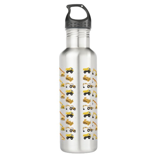 Bautransporter Edelstahlflasche (Rückseite)