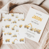 Bautransporter Einladung zum Geburtstag