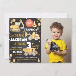 Bautransporter Einladung zum Geburtstag