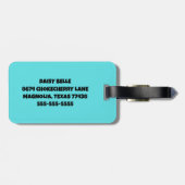 Bautransporter Gepäckmarke Gepäckanhänger (Rückseite horizontal)