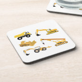 Bautransporter Getränkeuntersetzer (Linke Seite)