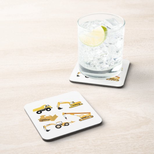 Bautransporter Getränkeuntersetzer (Rechte Seite)