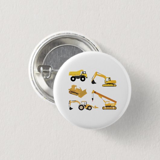 Bautransporter Kinder Button (Vorne & Hinten)