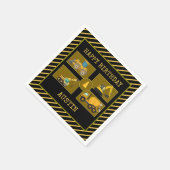 Bautransporter | KINDERGEBURTSTAG PARTY Serviette (Ecke)