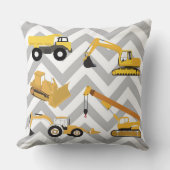 Bautransporter Kissen (Vorderseite)