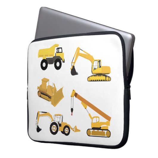 Bautransporter Laptopschutzhülle (Vorderseite Links)