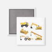 Bautransporter Magnet (Vorderseite/Rückseite)