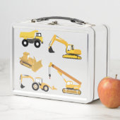 Bautransporter Metall Brotdose (Beispiel)