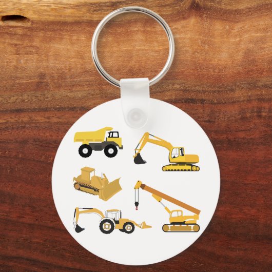 Bautransporter Schlüsselanhänger (Vorderseite)