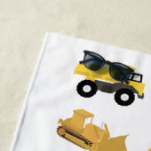 Bautransporter Strandtuch (Beispiel)