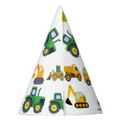 BAUTruck Birthday Cap Partyhütchen (Rückseite)