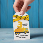 BAUTruck Danke Tag Geschenkanhänger