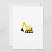 BAUTruck Geburtstagspartei Einladung (Rückseite)