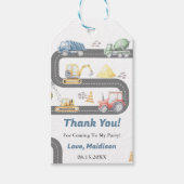 BAUTruck Geburtstagspartei Geschenkanhänger (Vorderseite)