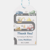 BAUTruck Geburtstagspartei Geschenkanhänger (Rückseite)