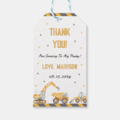 BAUTruck Geburtstagspartei Geschenkanhänger (Vorderseite)