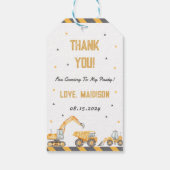 BAUTruck Geburtstagspartei Geschenkanhänger (Rückseite)