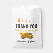 BAUTruck Geburtstagspartei Geschenktütchen (Vorderseite)