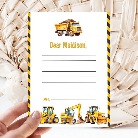 BAUTruck Geburtstagszeit Kapselnotiz Dankeskarte