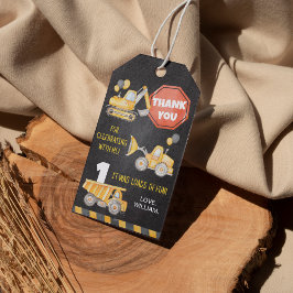 BAUTrucks Geburtstag Vielen Dank Tag Geschenkanhänger