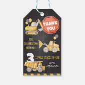 BAUTrucks Geburtstag Vielen Dank Tag Geschenkanhänger (Vorderseite)