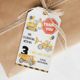 BAUTrucks Geburtstagsparty Danke Tag Geschenkanhänger