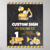 BAUTrucks - Geburtstagsparty Poster (Vorne)