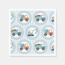 BAUTrucks - Niedlich blau weiß