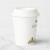 BAUTÜR - Geburtstagskuppel Pappbecher (Rechts)