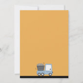 BAUTÜR Thema Geburtstagsparty Einladung (Rückseite)