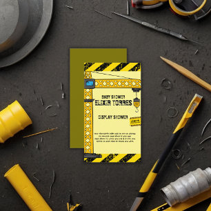 Bauturmkrane Kinderdusche Begleitkarte