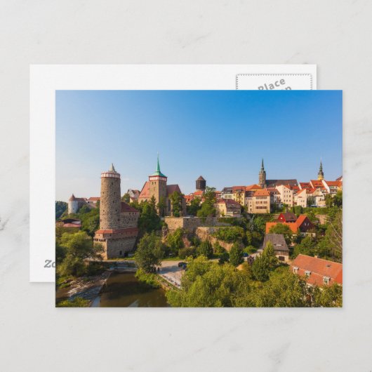 Bautzen 001A Postkarte (Vorne/Hinten)