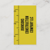 Bauunternehmen, die die Visitenkarte für das Messe (Rückseite)