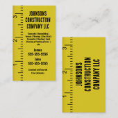 Bauunternehmen, die die Visitenkarte für das Messe (Vorne/Hinten)
