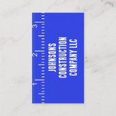 Bauunternehmen, die die Visitenkarte für das Messe (Rückseite)