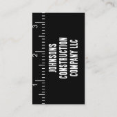 Bauunternehmen, die die Visitenkarte für das Messe (Rückseite)