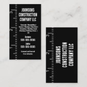 Bauunternehmen, die die Visitenkarte für das Messe (Vorne/Hinten)