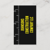 Bauunternehmen, die die Visitenkarte für das Messe (Rückseite)