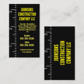 Bauunternehmen, die die Visitenkarte für das Messe (Vorne/Hinten)