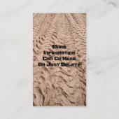 Bauunternehmen-Visitenkarte Visitenkarte (Rückseite)