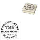 Bauunternehmer Gummistempel (Stempel)