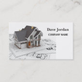 Bauunternehmer Handyman Bauarchitektin Visitenkarte (Vorderseite)