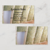 Bauunternehmer-Isolierung Visitenkarte (Vorne/Hinten)